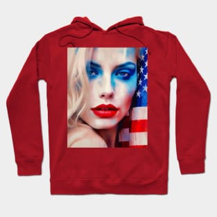 Unveiling the Essence of American Identity American Visage Hoodie